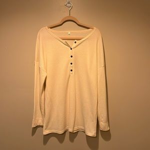 ⭐️Cozy Waffle Knit Shirt Size 2X⭐️